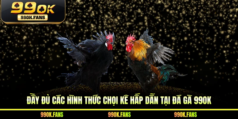 Đầy đủ các hình thức chọi kê hấp dẫn tại đá gà 99OK